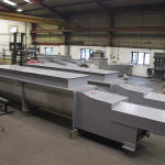 Bulk materials handling - Trough feed screw conveyors