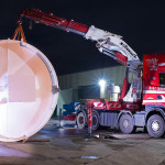 Silo assembly, built to hold mixing ingredients for a paint production company