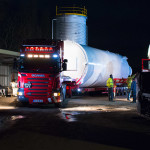 Silo assembly, built to hold mixing ingredients for a paint production company
