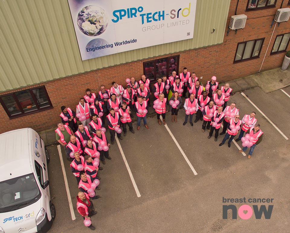 Wear it Pink day to raise awareness of great cancer at Spirotech-SRD