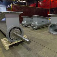 Screw conveyors to be incorporated into a new biomass conversion project