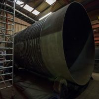 Limpet coil pressure vessel for the petrochemical industry