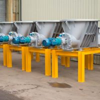 Screw conveyors for bulk handling materials