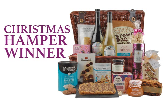 Christmas hamper winner