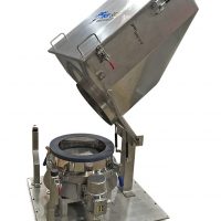 Sack tipping and sieving unit for major hot drinks provider