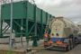 Horizontal PAC silo for water treatment site