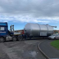 Large pressure vessel manufactured by Spirotech Group Ltd