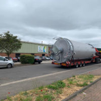 Storage silo for water treatment facility leaves Spirotech Group factory