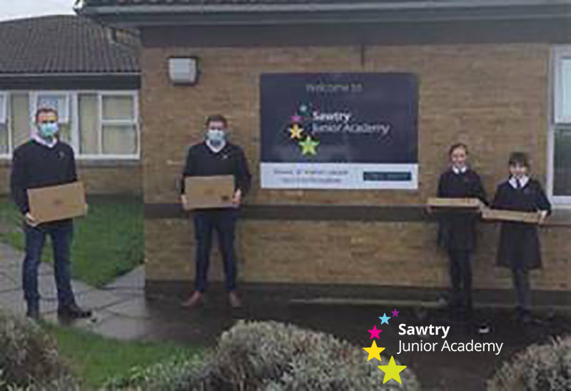 Spirotech Group donate PCs to Sawtry Junior Academy