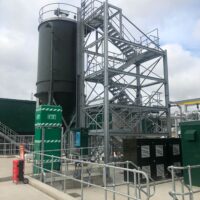 Spirotech also manufactured and supplied the free-standing stair tower and high-pressure compressor packages