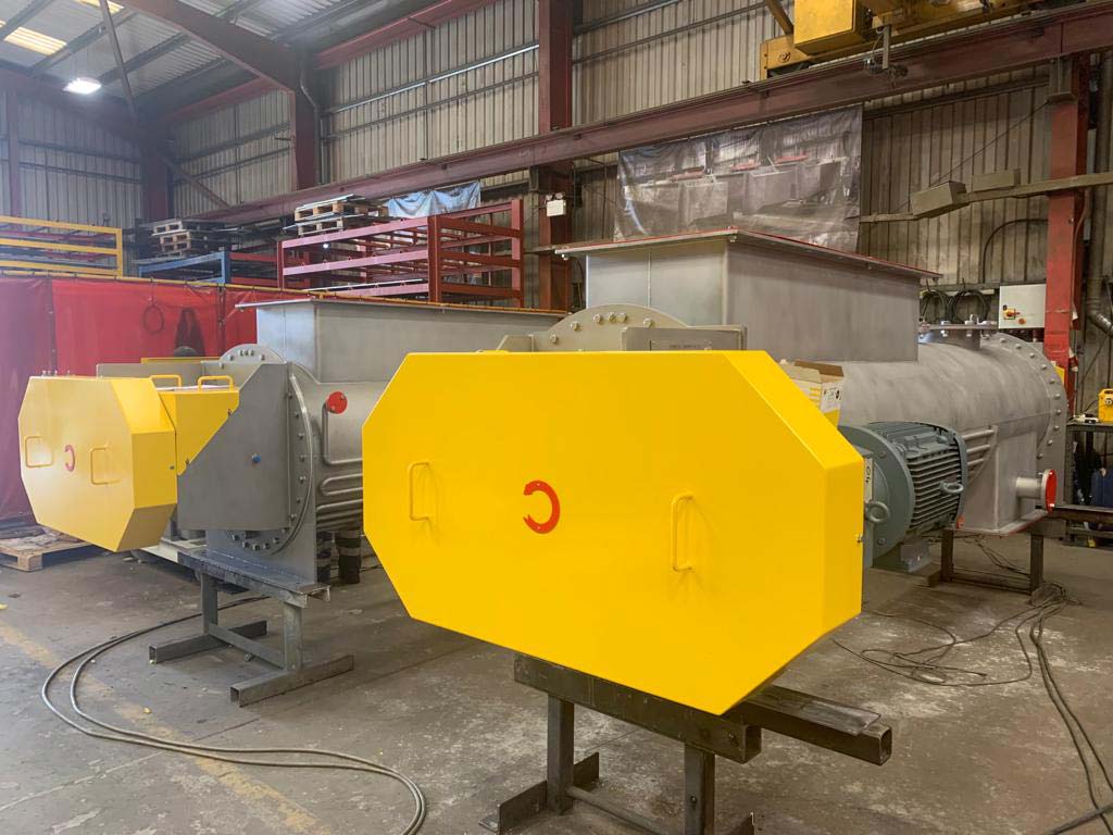 Two pressurised screw conveyors for Indian Oil - Spirotech Group UK