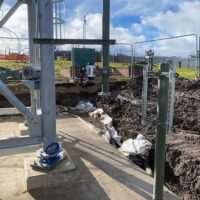 Silo - part of Powdered activated carbon (PAC) system for water treatment plant