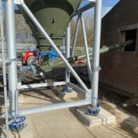 Silo - part of Powdered activated carbon (PAC) system for water treatment plant