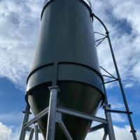 Silo for water treatment plant