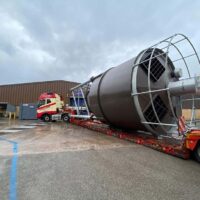 Two large diameter silos for major chemical producer