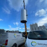 Installation of stainless steel water tank