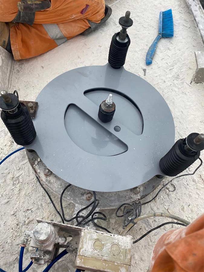 Above: New PRV Repair kit installed to ensure the PRV is now functioning correctly