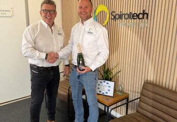Adam Colby’s 10-year work anniversary at Spirotech